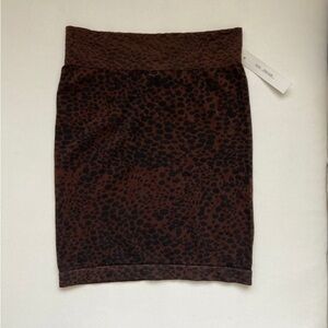 Yi Tong Leopard mini Skirt S